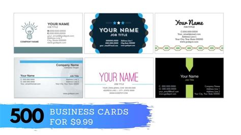 9.99 business cards office depot.